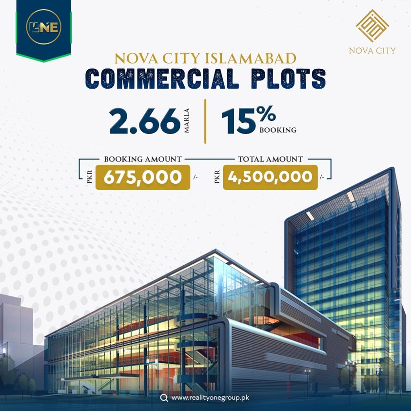 Commercial Plot For Sale Nova City Islamabad