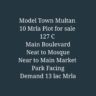 10 Marla Plot For Sale Model Town Multan