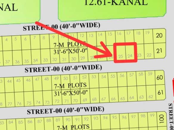 7 Marla Plot For Sale Citi Housing Phase 2 Multan