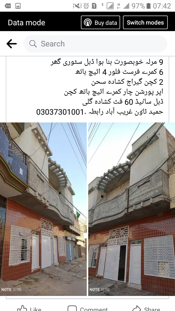 9 Marla House For Sale Hamed Town Ghreb Abad Khanpur