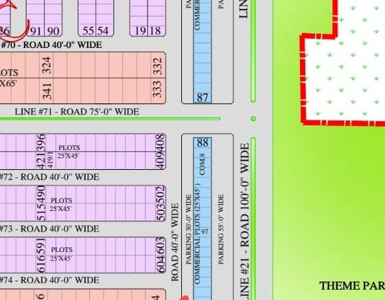 Plot For Sale Citi Housing Phase 1 Multan