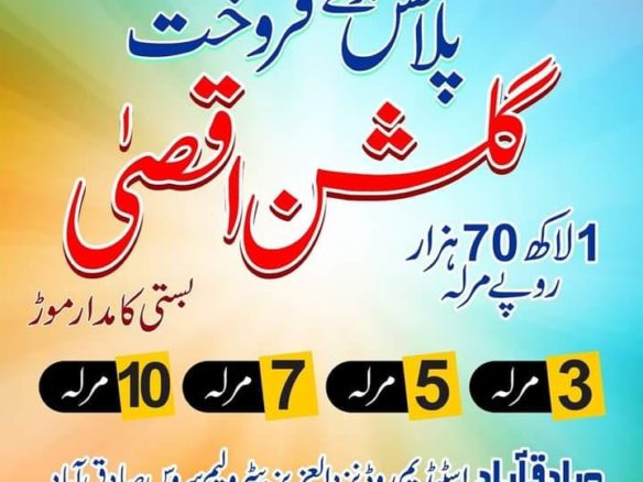 Plot For Sale Petrolium Service Sadiqabad