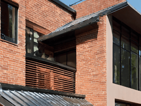 Brick House With Metal Roof : Elegance and Durability