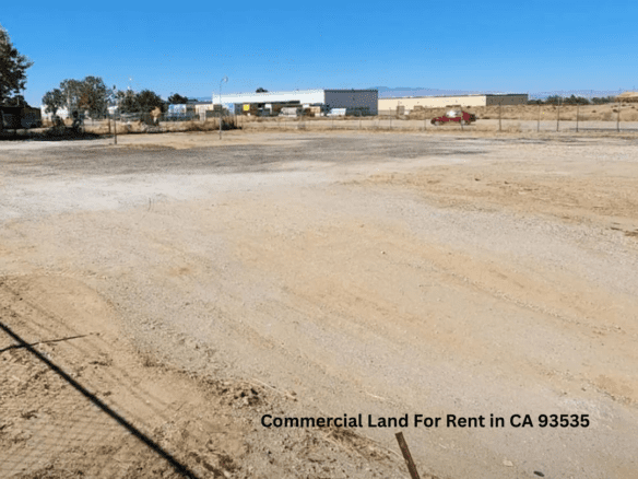 Commercial Land For Rent in CA 93535