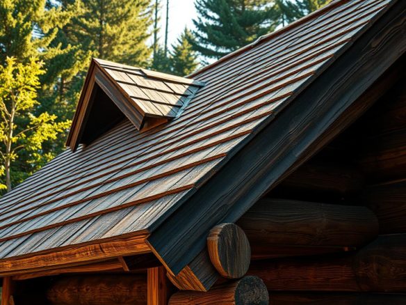 What a Log Cabin Roof Looks Like: Rustic Charm