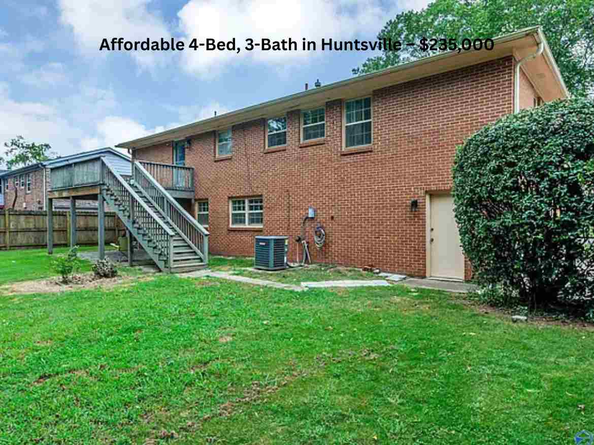 Affordable 4-Bed, 3-Bath in Huntsville – $235,000 (10)