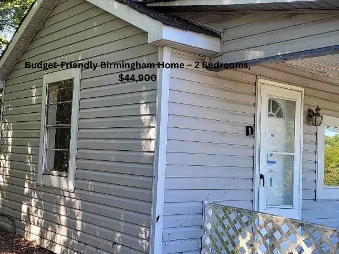 Budget-Friendly Birmingham Home – 2 Bedrooms, $44,900
