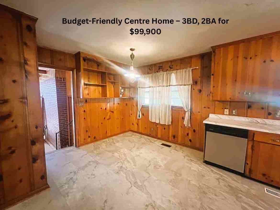 Budget-Friendly Centre Home – 3BD, 2BA for $99,900 (1)