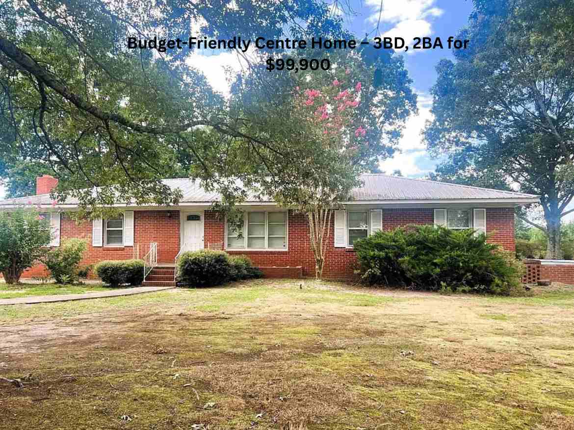 Budget-Friendly Centre Home – 3BD, 2BA for $99,900