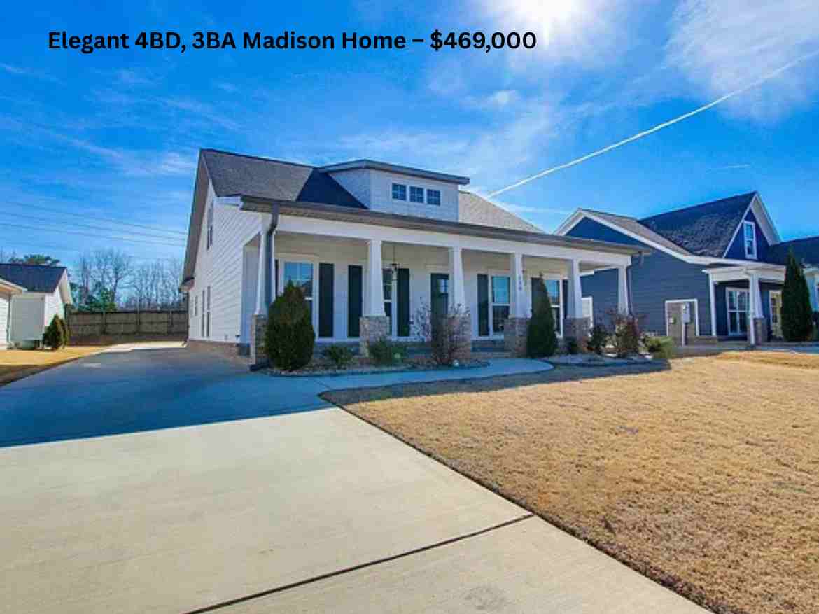 Elegant 4BD, 3BA Madison Home – $469,000 (1)