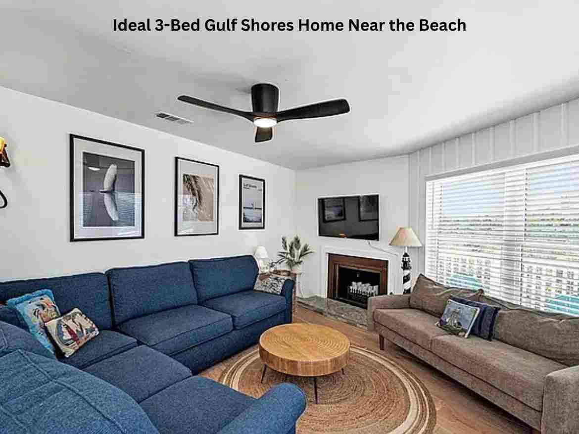 Ideal 3-Bed Gulf Shores Home Near the Beach (1)