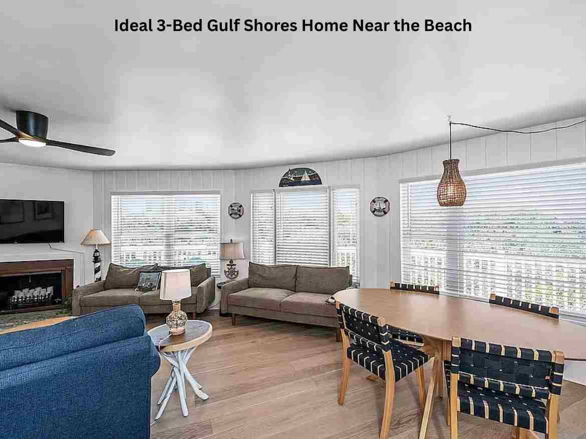 Ideal 3-Bed Gulf Shores Home Near the Beach (2)