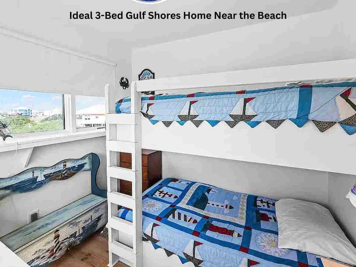 Ideal 3-Bed Gulf Shores Home Near the Beach (9)