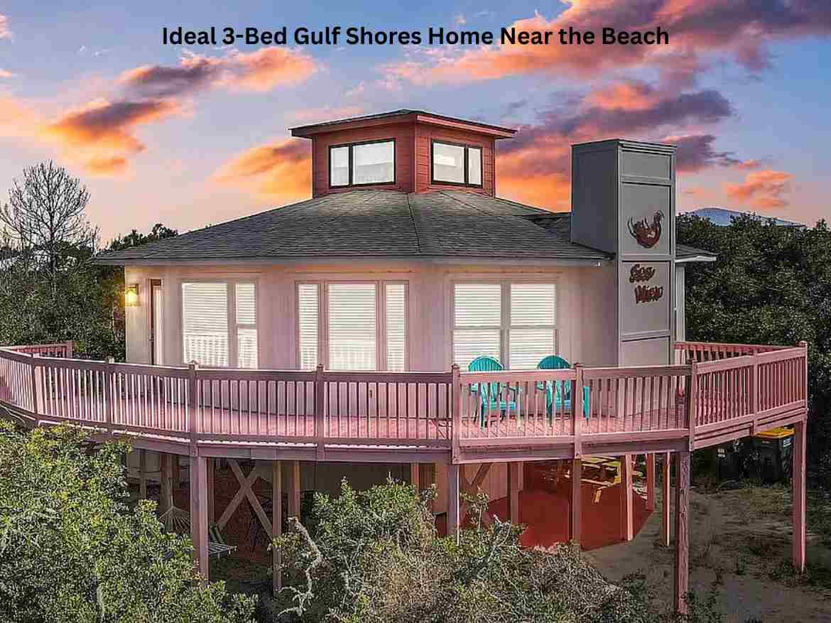 Ideal 3-Bed Gulf Shores Home Near the Beach