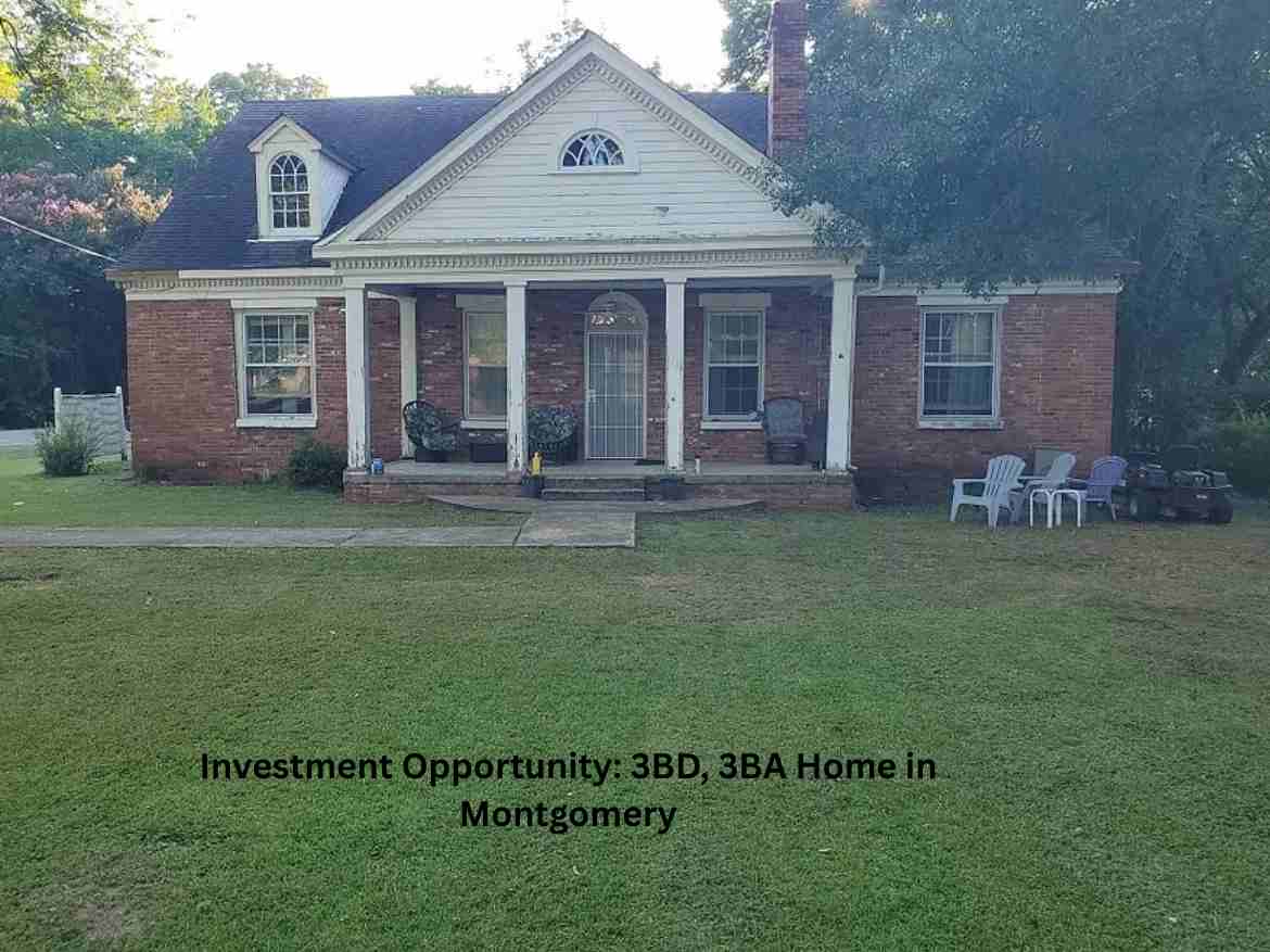Investment Opportunity 3BD, 3BA Home in Montgomery