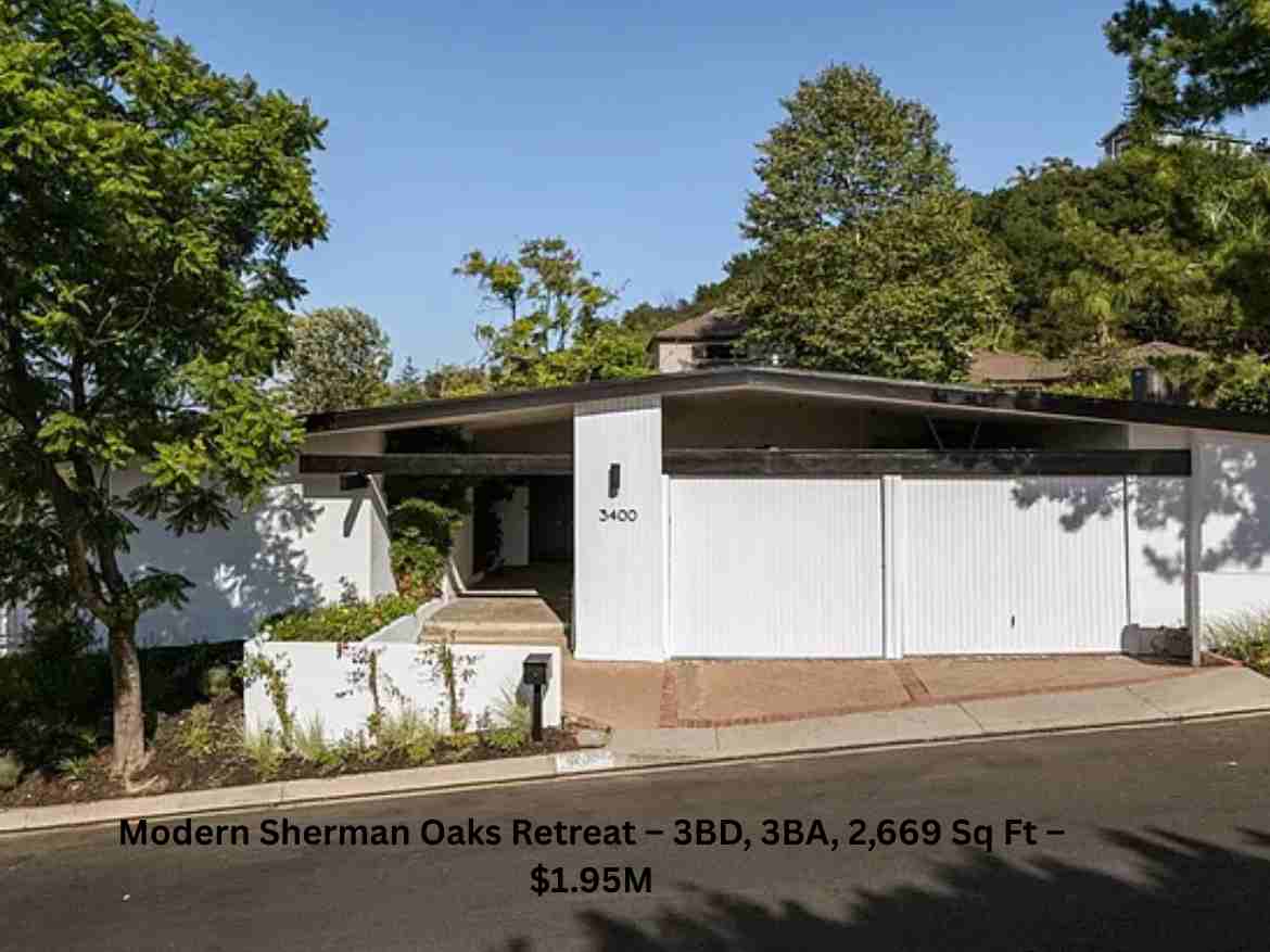 Modern Sherman Oaks Retreat – 3BD, 3BA, 2,669 Sq Ft – $1.95M (1)