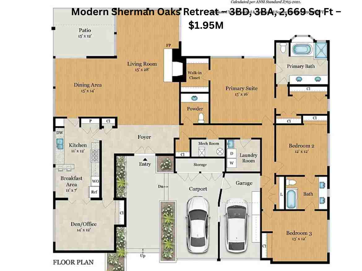 Modern Sherman Oaks Retreat – 3BD, 3BA, 2,669 Sq Ft – $1.95M (11)