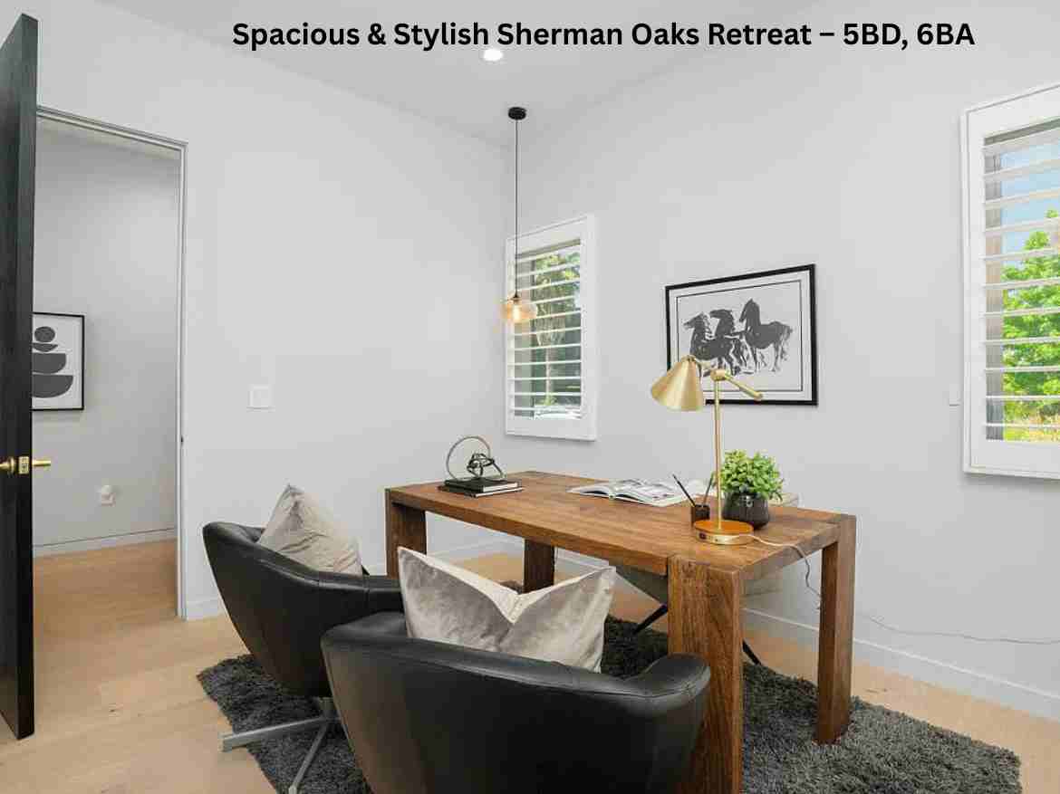 Spacious & Stylish Sherman Oaks Retreat – 5BD, 6BA (10)