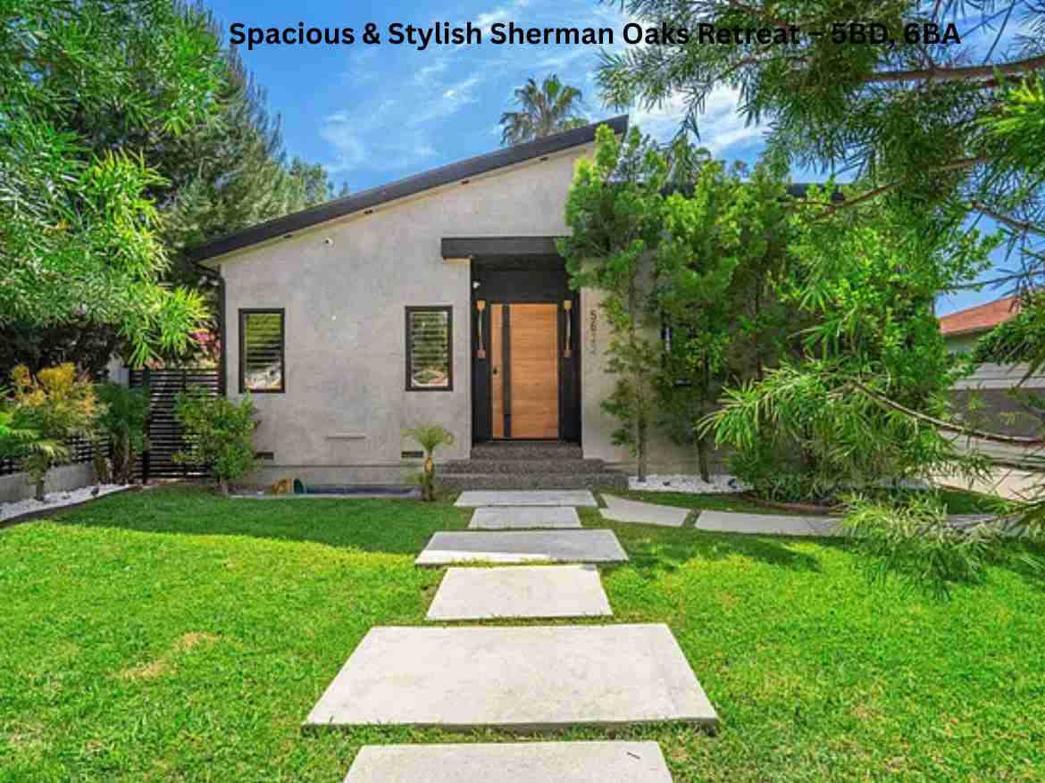 Spacious & Stylish Sherman Oaks Retreat – 5BD, 6BA (2)