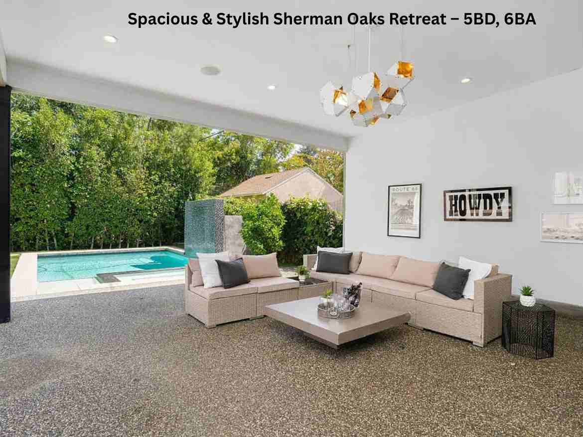 Spacious & Stylish Sherman Oaks Retreat – 5BD, 6BA (6)