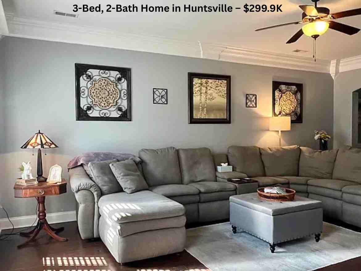 3-Bed, 2-Bath Home in Huntsville – $299.9K (1)