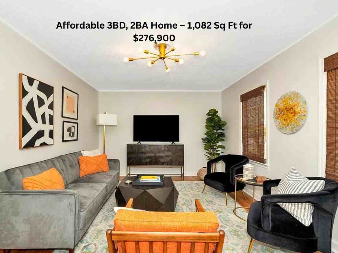 Affordable 3BD, 2BA Home – 1,082 Sq Ft for $276,900 (3)