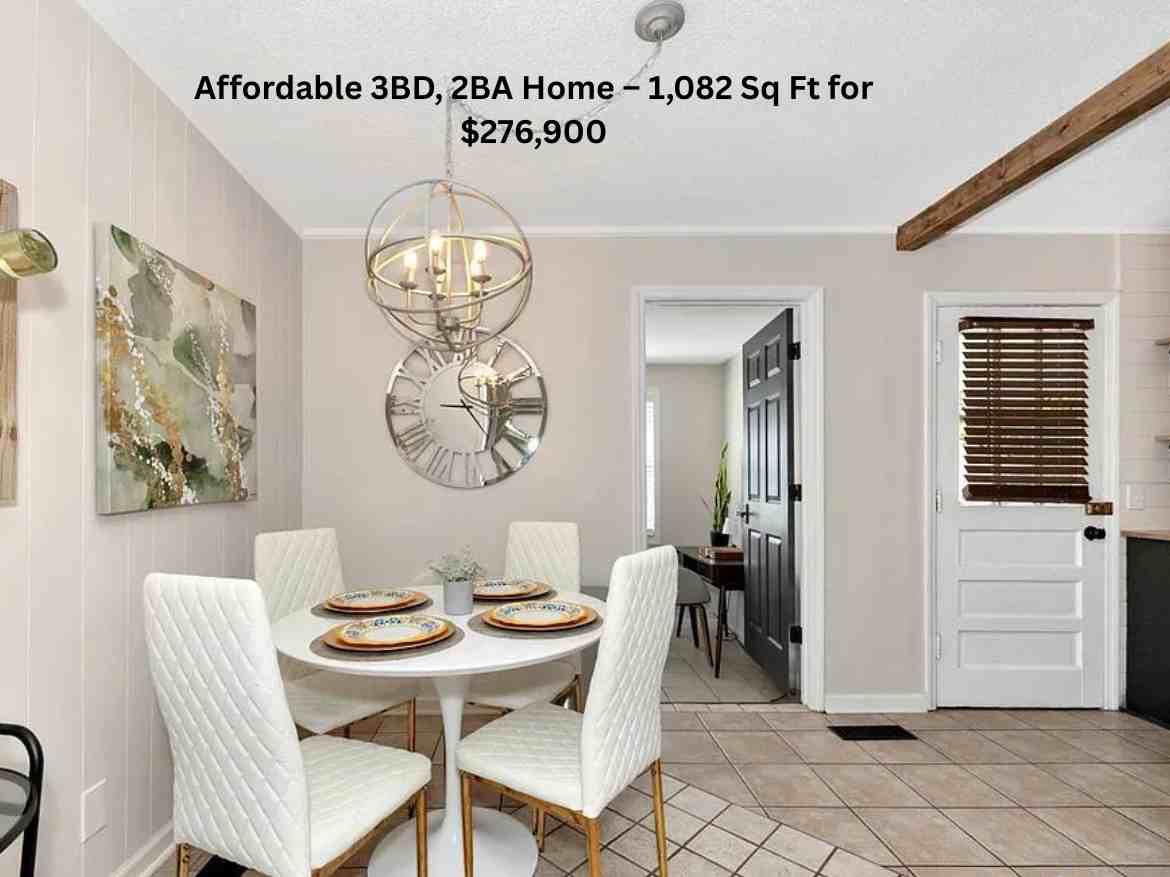 Affordable 3BD, 2BA Home – 1,082 Sq Ft for $276,900 (4)