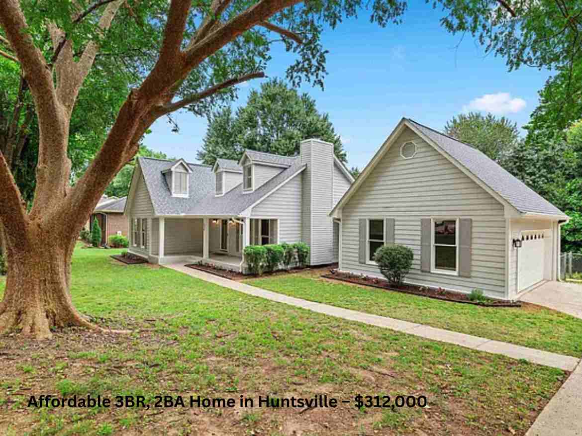 Affordable 3BR, 2BA Home in Huntsville – $312,000 (1)