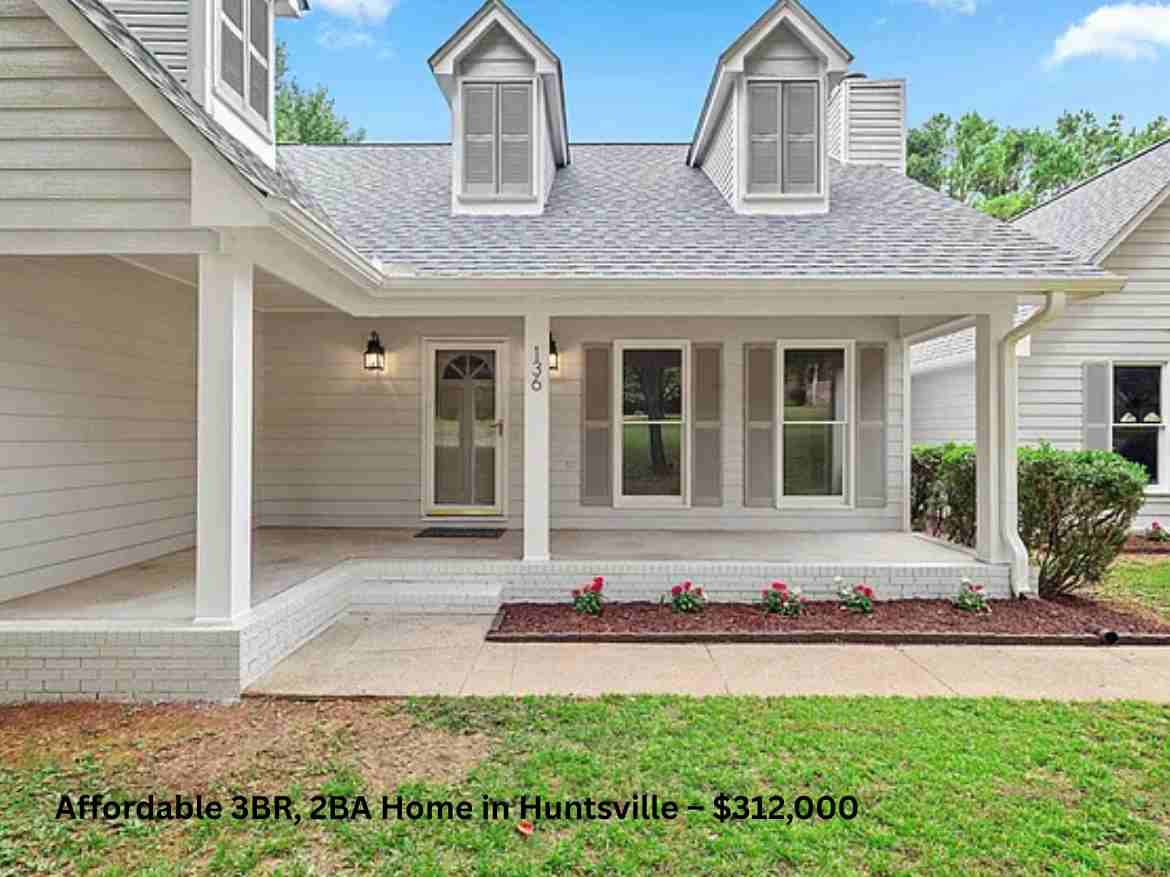 Affordable 3BR, 2BA Home in Huntsville – $312,000 (2)
