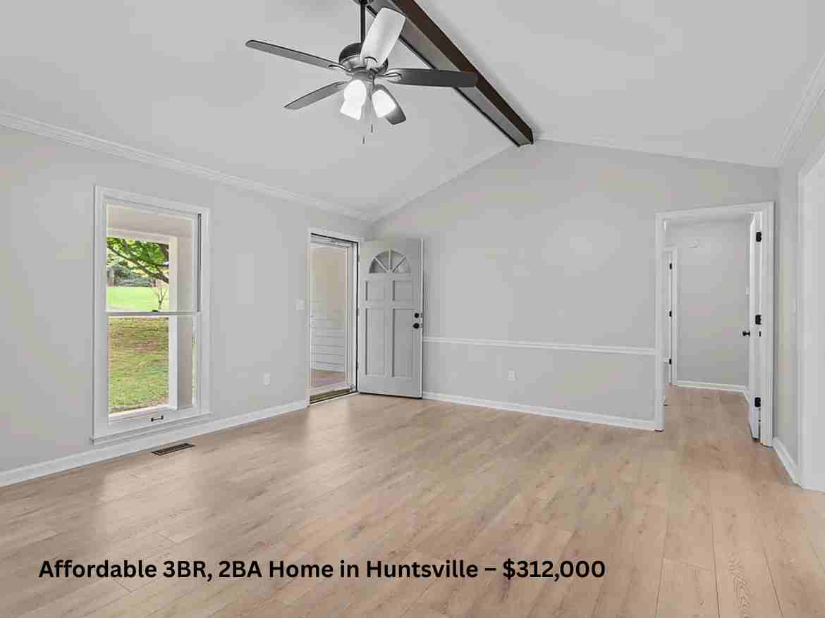 Affordable 3BR, 2BA Home in Huntsville – $312,000 (4)