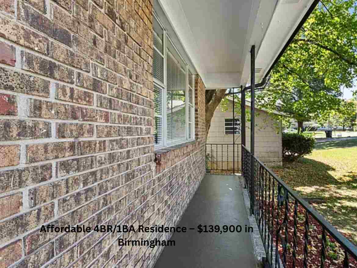 Affordable 4BR1BA Residence – $139,900 in Birmingham (1)