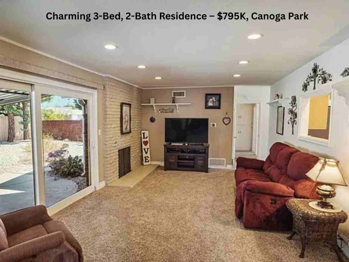 Charming 3-Bed, 2-Bath Residence – $795K, Canoga Park (1)