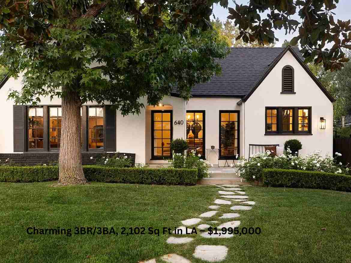 Charming 3BR3BA, 2,102 Sq Ft in LA – $1,995,000