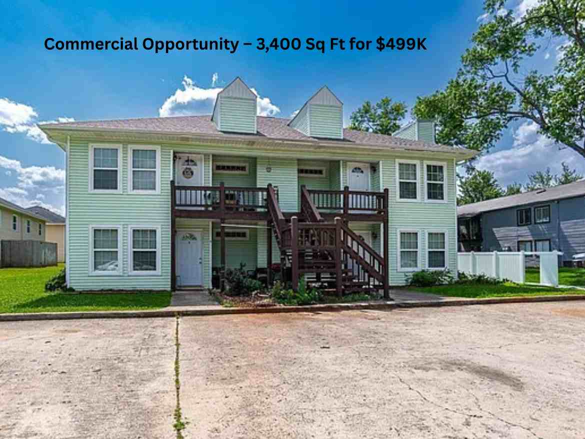 Commercial Opportunity – 3,400 Sq Ft for $499K