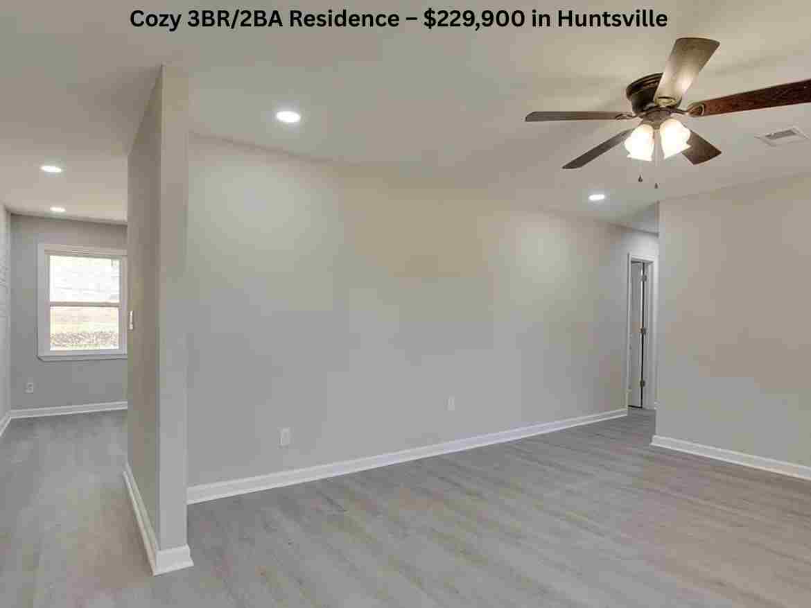 Cozy 3BR2BA Residence – $229,900 in Huntsville (1)