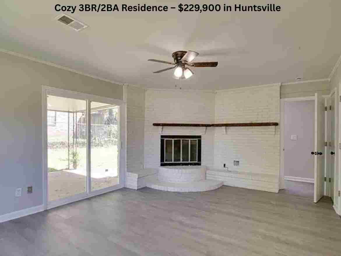 Cozy 3BR2BA Residence – $229,900 in Huntsville (3)