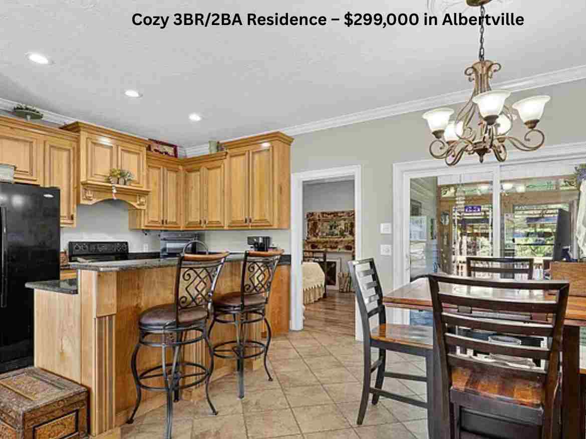 Cozy 3BR2BA Residence – $299,000 in Albertville (3)