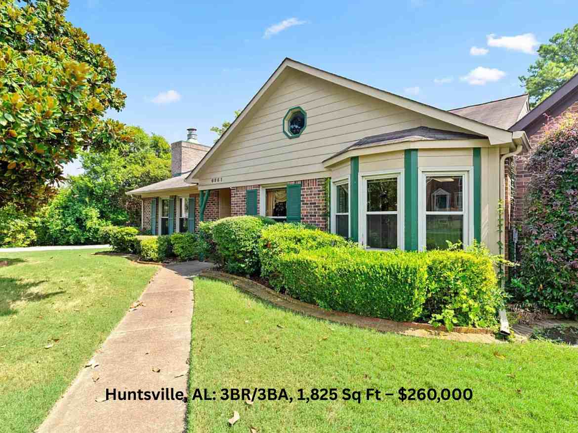 Huntsville, AL 3BR3BA, 1,825 Sq Ft – $260,000