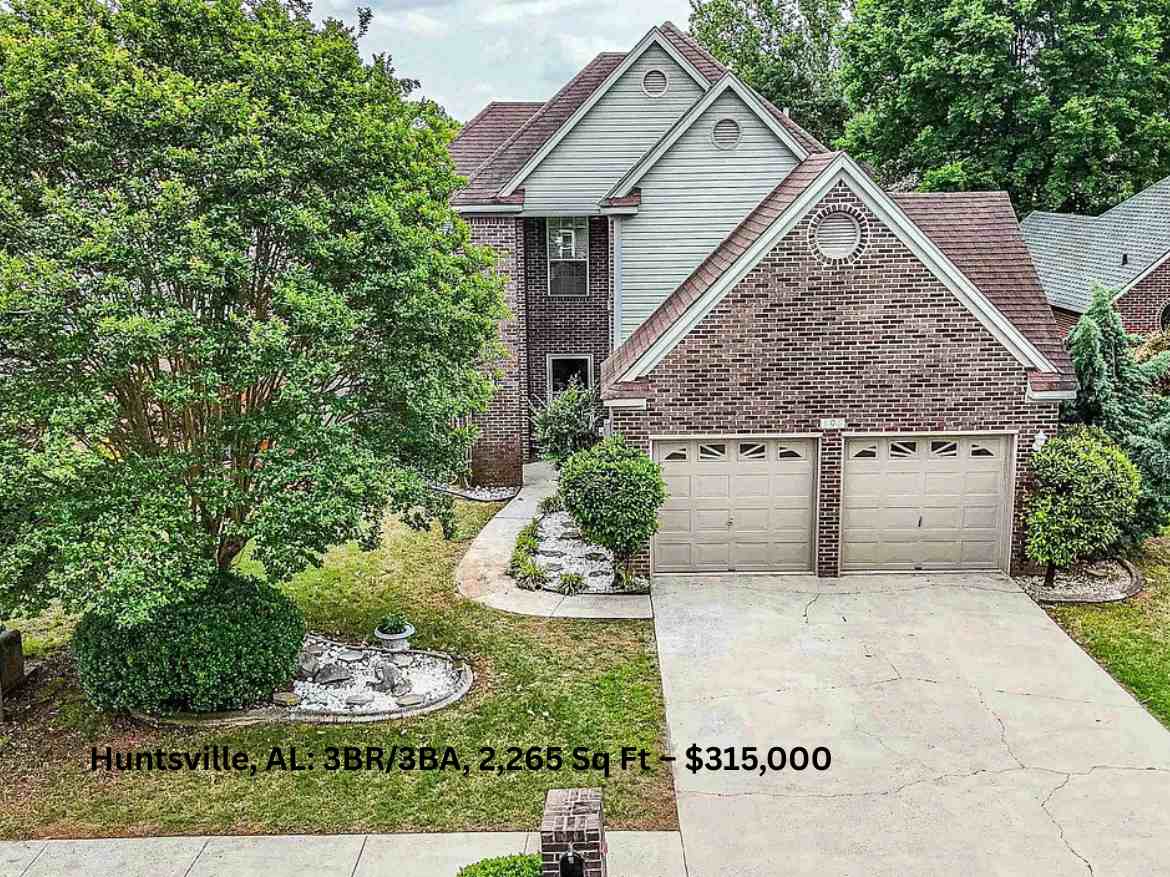 Huntsville, AL 3BR3BA, 2,265 Sq Ft – $315,000