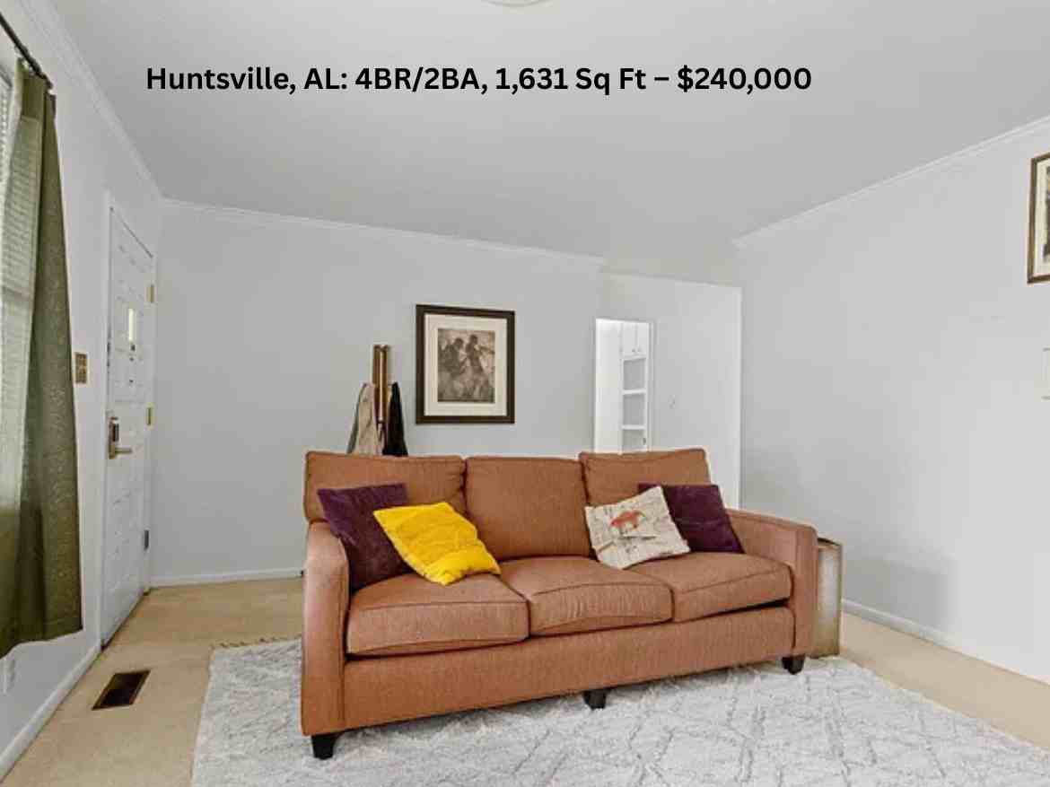 Huntsville, AL 4BR2BA, 1,631 Sq Ft – $240,000 (1)