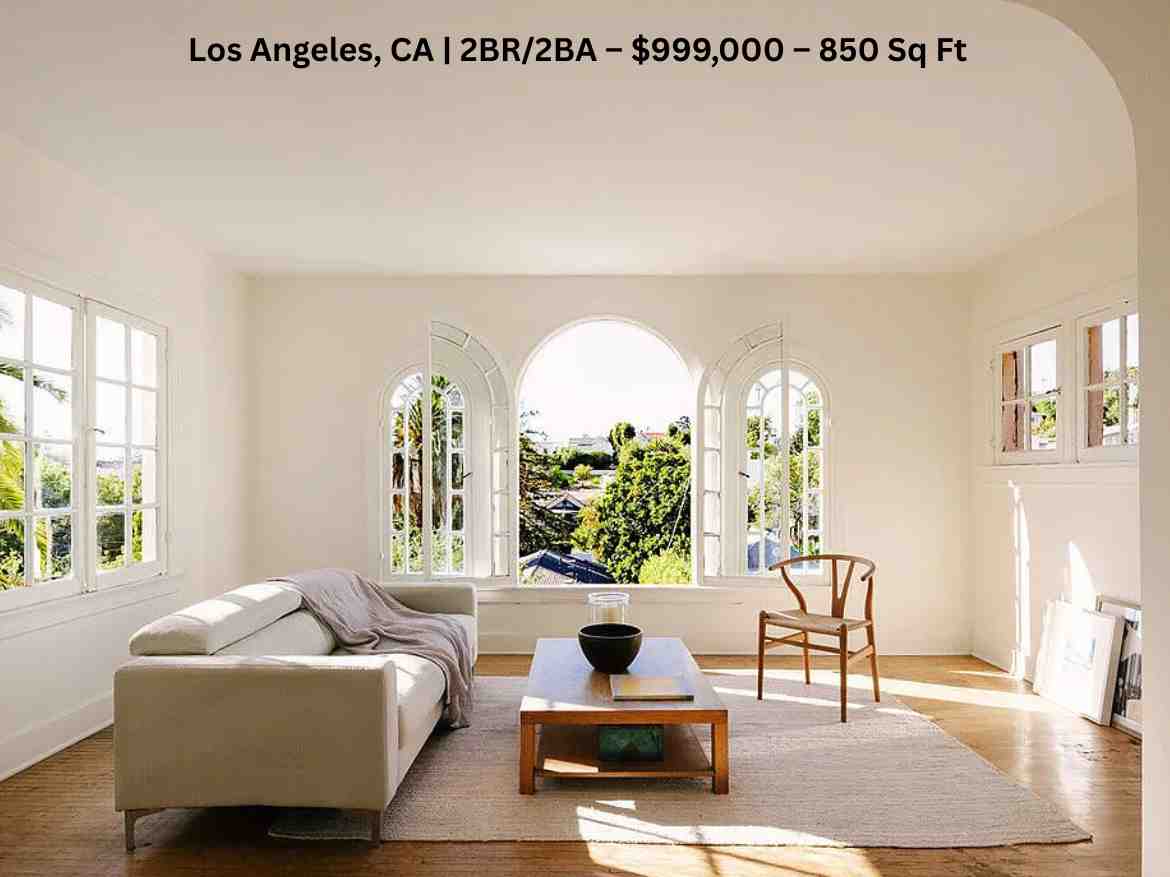 Los Angeles, CA  2BR2BA – $999,000 – 850 Sq Ft (1)