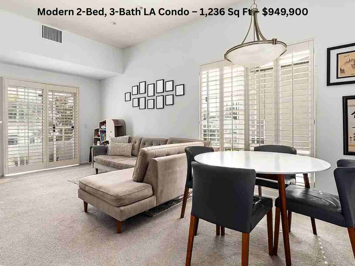 Modern 2-Bed, 3-Bath LA Condo – 1,236 Sq Ft – $949,900 (3)