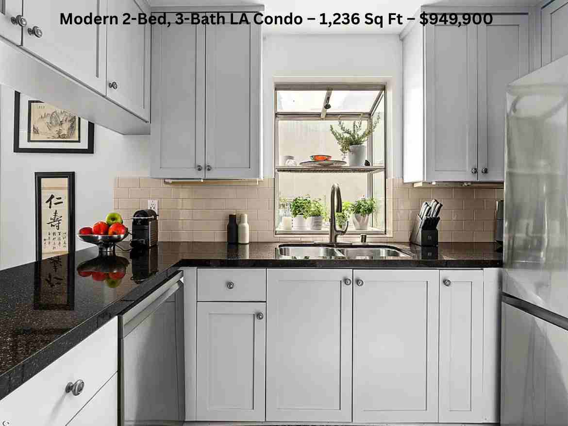 Modern 2-Bed, 3-Bath LA Condo – 1,236 Sq Ft – $949,900