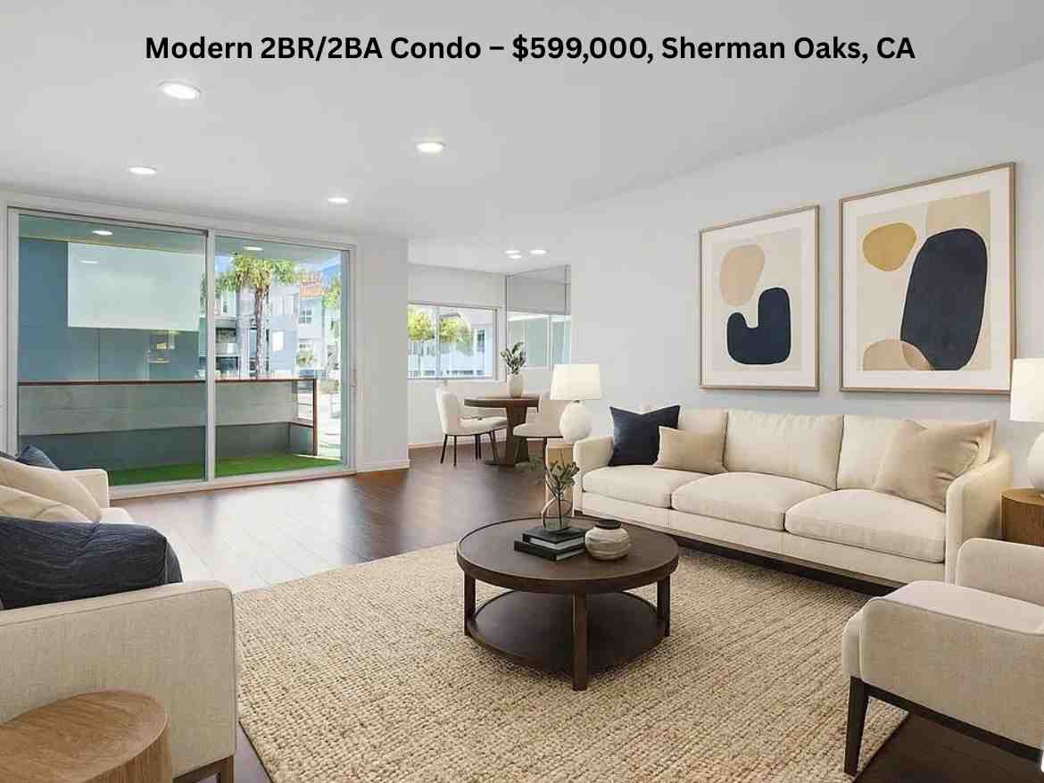 Modern 2BR2BA Condo – $599,000, Sherman Oaks, CA