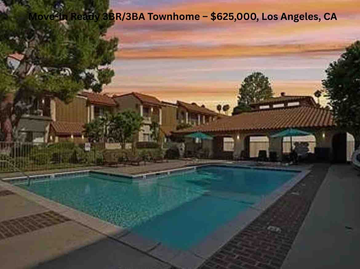 Move-In Ready 3BR3BA Townhome – $625,000, Los Angeles, CA (8)
