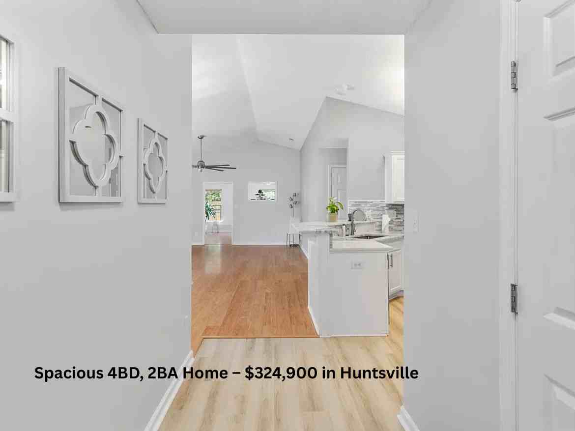 Spacious 4BD, 2BA Home – $324,900 in Huntsville (1)