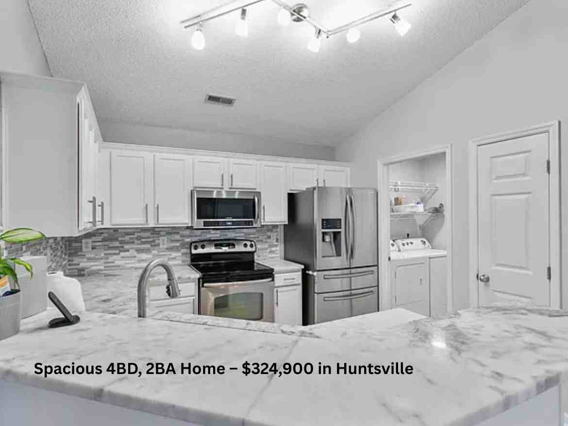 Spacious 4BD, 2BA Home – $324,900 in Huntsville (3)
