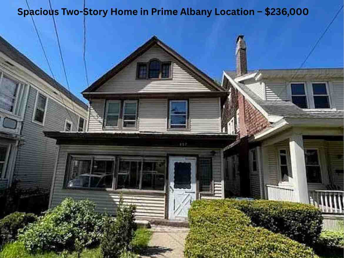 Spacious Two-Story Home in Prime Albany Location – $236,000