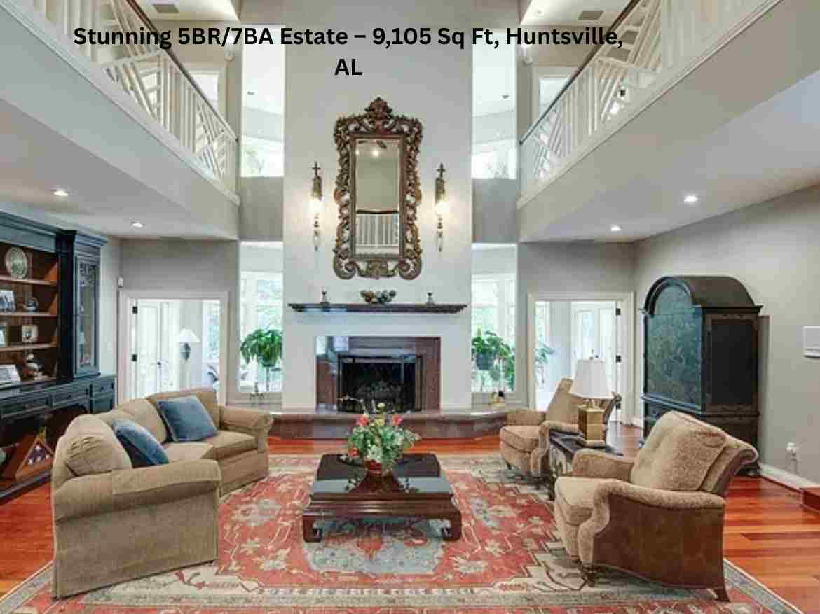 Stunning 5BR7BA Estate – 9,105 Sq Ft, Huntsville, AL (5)